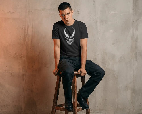 Venom Face Graphic T-Shirt - Unisex Streetwear