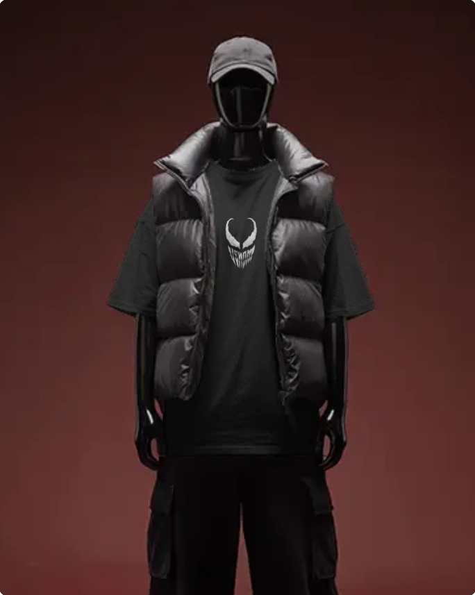 Venom Face Graphic T-Shirt - Unisex Streetwear